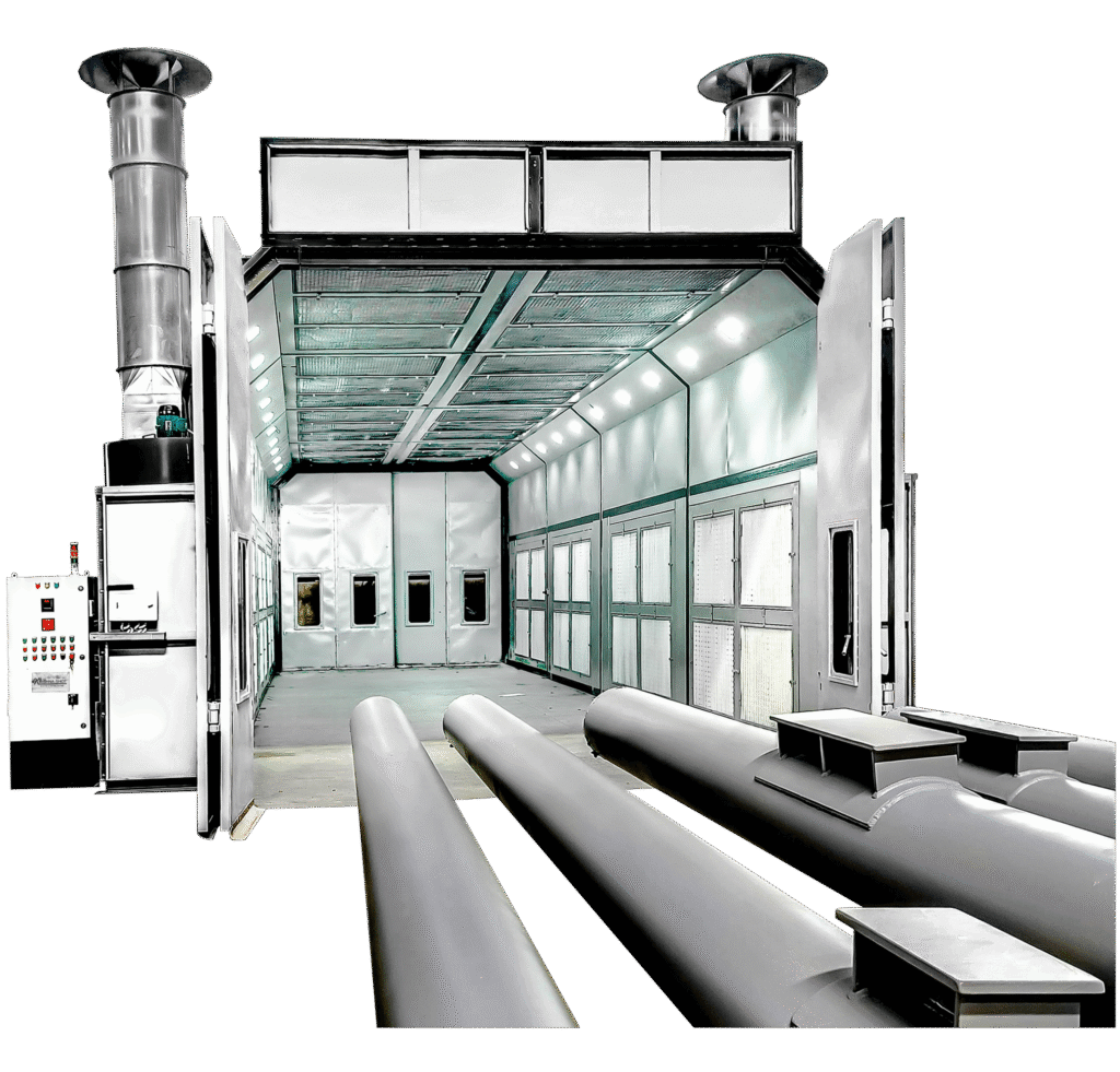 Semi Down/ Side Draft Paint Booth System