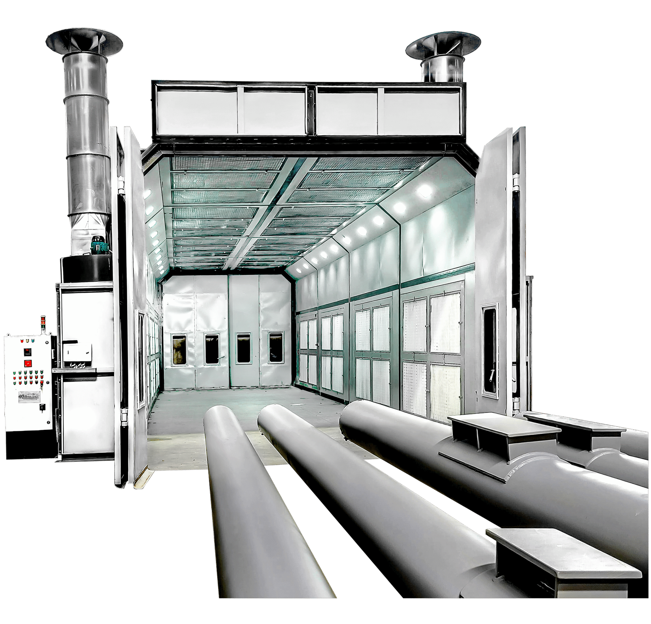 Semi Down/ Side Draft Paint Booth System