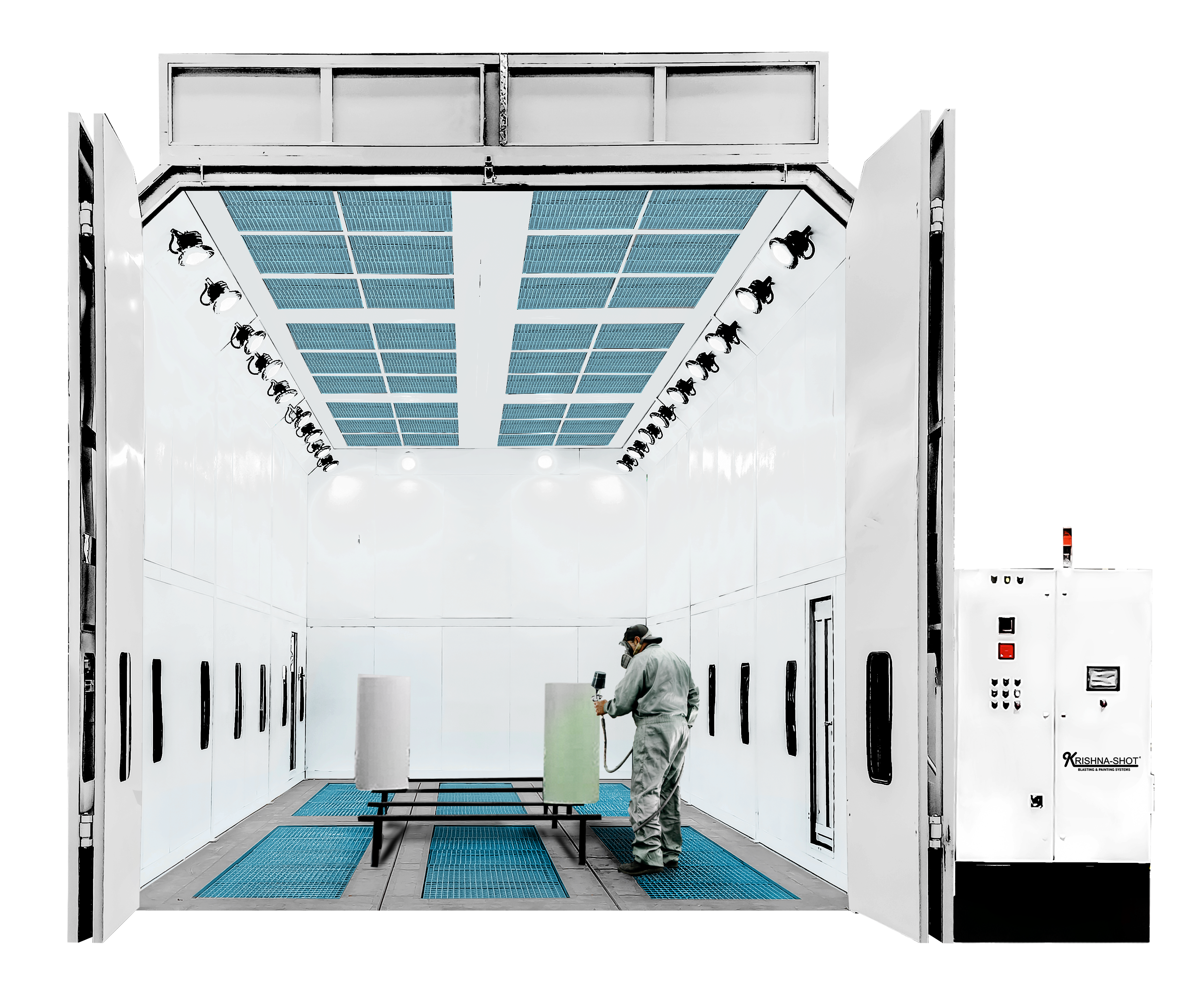 Paint Booth with Job