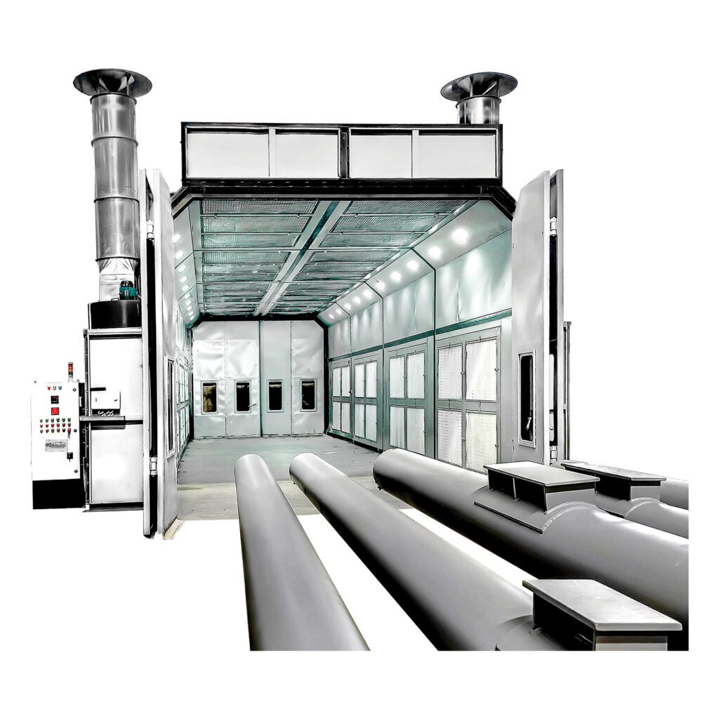 Side Draft Paint & Spray Booth